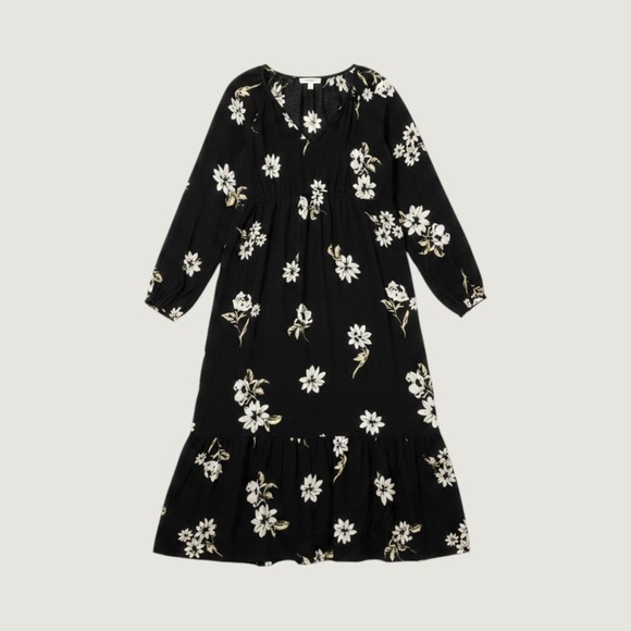 Sonoma Goods For Life Dresses & Skirts - Bohemian Festival Floral Summer‎ Maxi Dress Maternity Sonoma Women's XS Tiered